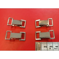 Metalowa zapinka srebrna